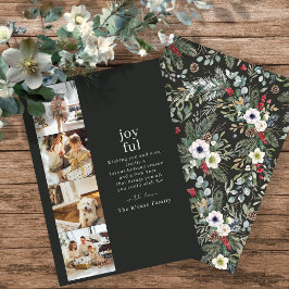 Botanisches Weihnachten Personalisiert 4 Foto Coll
