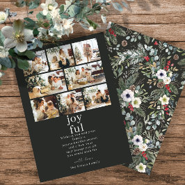 Botanisches Weihnachten Personalisiert 8 Foto Coll