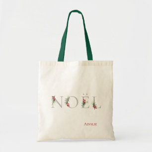 Botanisches WEIHNACHTEN Personalisiert Tote Tasche