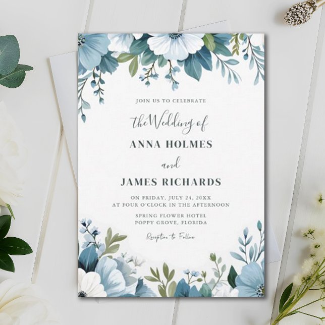 Botanisches Whimsical Spring Garden Party Hochzeit Einladung (Von Creator hochgeladen)
