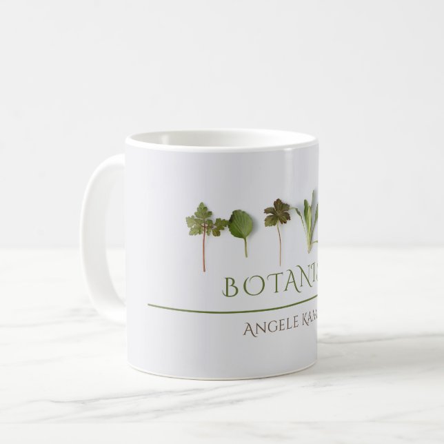 Botanistin Kaffeetasse (Vorderseite Links)