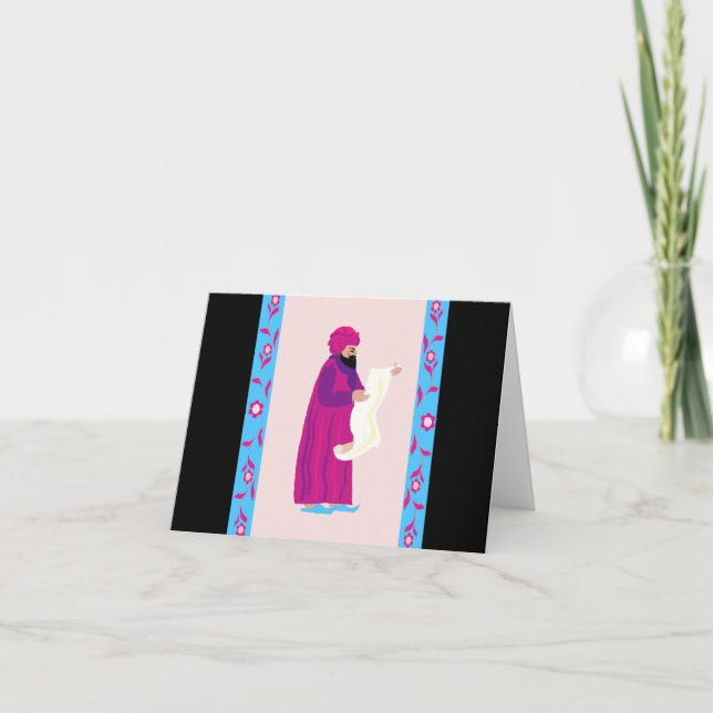 Bote Feiertagskarte (Vorderseite)