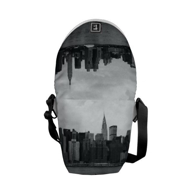 Bote-Tasche - New- YorkSkyline Kuriertasche (Rückseite offen)