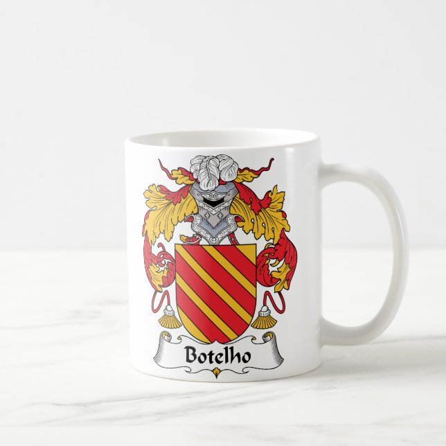 Botelho Familienwappen Kaffeetasse (Rechts)