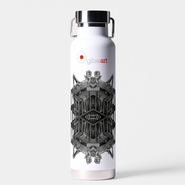 Botella personalizada con la obra "El penal" Trinkflasche (Vorne)