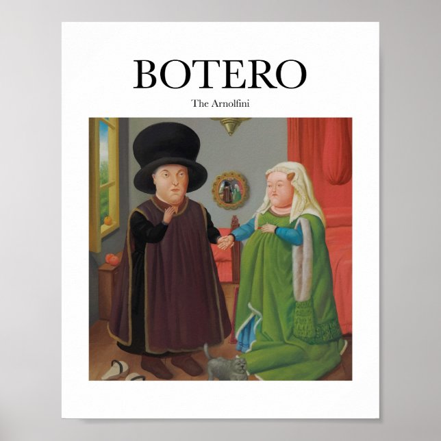 Botero - Die Arnolfini Poster (Vorne)