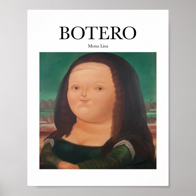 Botero - Mona Lisa Poster (Vorne)