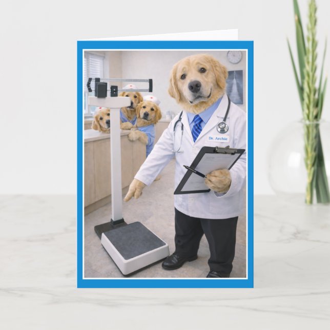 Both Feet Scale Get Well Card  SCB-2 Karte (Vorderseite)