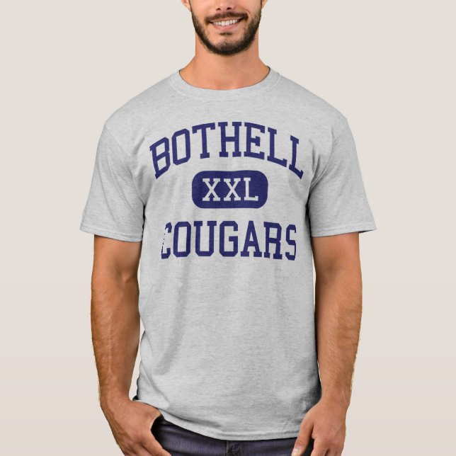 Bothell - Pumas - hoch - Bothell Washington T-Shirt (Vorderseite)