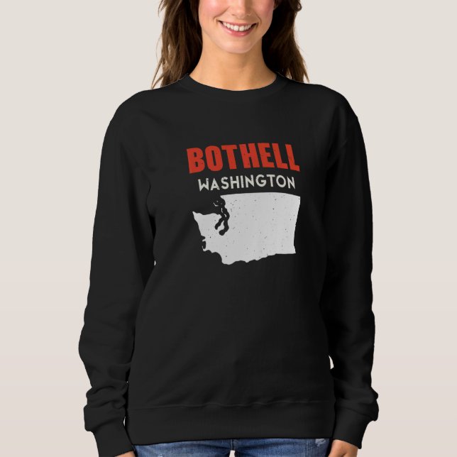 Bothell Washington USA State America Travel Washin Sweatshirt (Vorderseite)