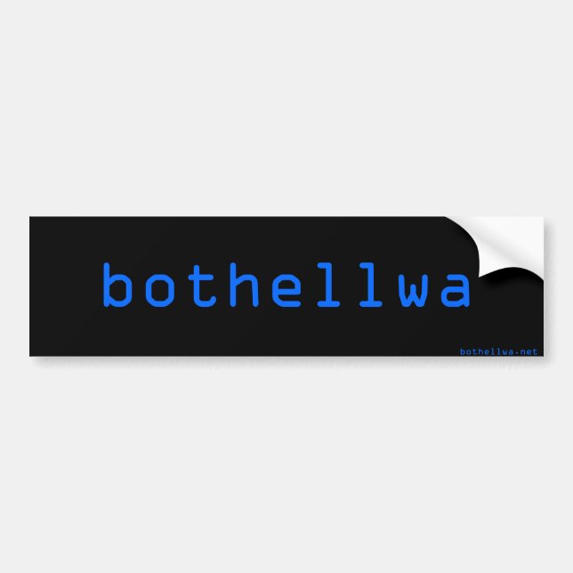 bothellwa Stoß Autoaufkleber (Vorne)
