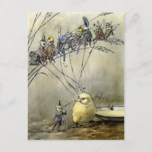 "Bother the Gnat" von A Duncan Carse Postkarte