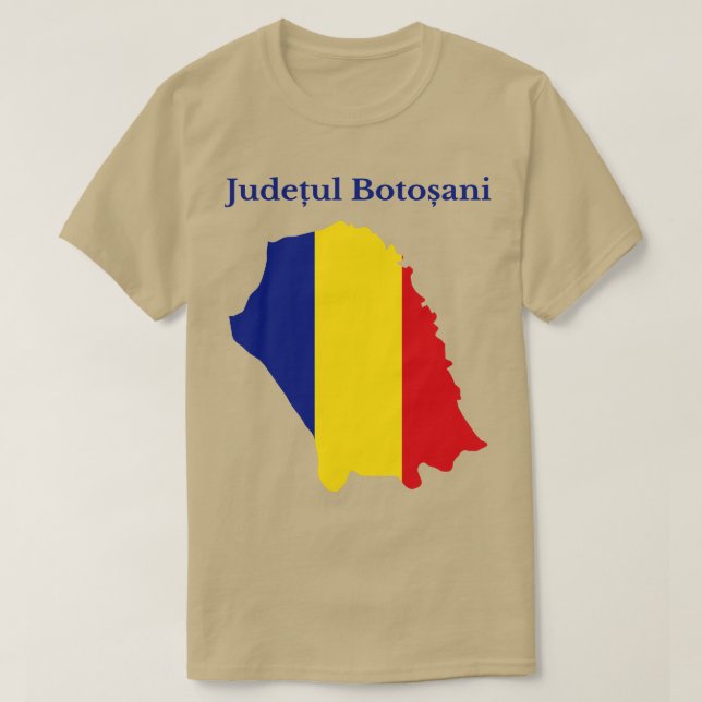 Botosani Landkreis Rumänien T-Shirt (Design vorne)