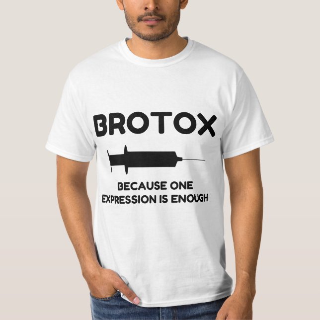 Botox-Ausdruck T-Shirt (Vorderseite)