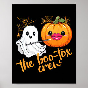 Botox Filler Halloween Ästhetische Injektion Nurse Poster