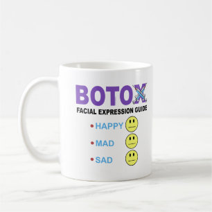 BOTOX Gesichtsausdruck Kaffeetasse