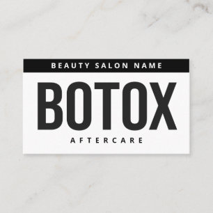 Botox Lip Filler Anleitung Bearbeitbar Aftercare Visitenkarte