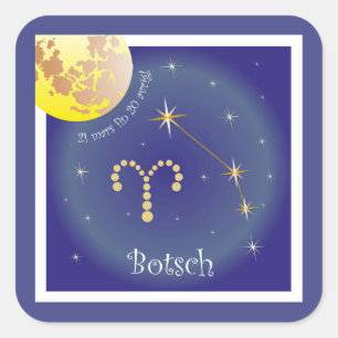 Botsch 21 mars fin 20 avrigl Aufkleber