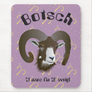 Botsch 21 Mars fin 20 avrigl Tarpunet da mieur Mousepad