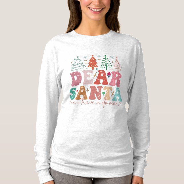 Botschaft an den Weihnachtsmann T-Shirt (Vorderseite)