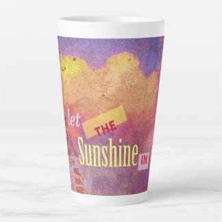 Botschaft an einer Mauer Milchtasse