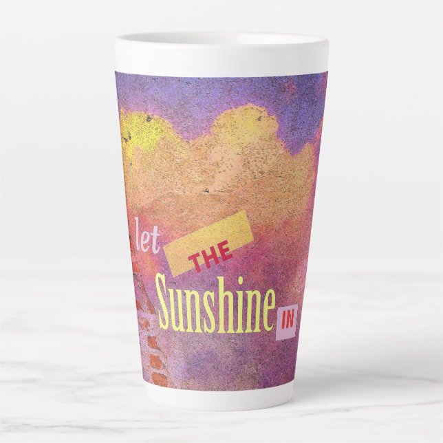Botschaft an einer Mauer Milchtasse (Vorderseite)