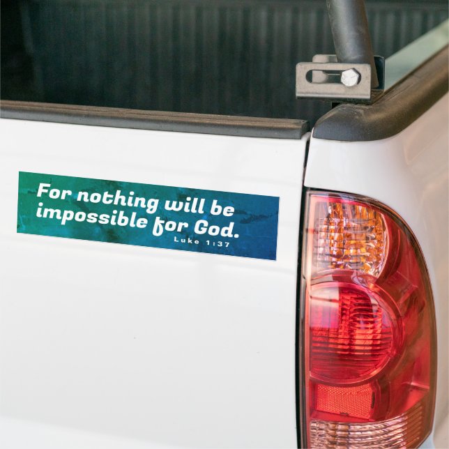 Botschaft der Hoffnung Motivierend Verse Autoaufkleber (Auf Lkw)
