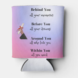 Botschaft für Absolventen eines Dosenkühlers Dosenkühler