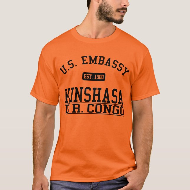 Botschaft Kinshasa, D.R.C. T-Shirt (Vorderseite)