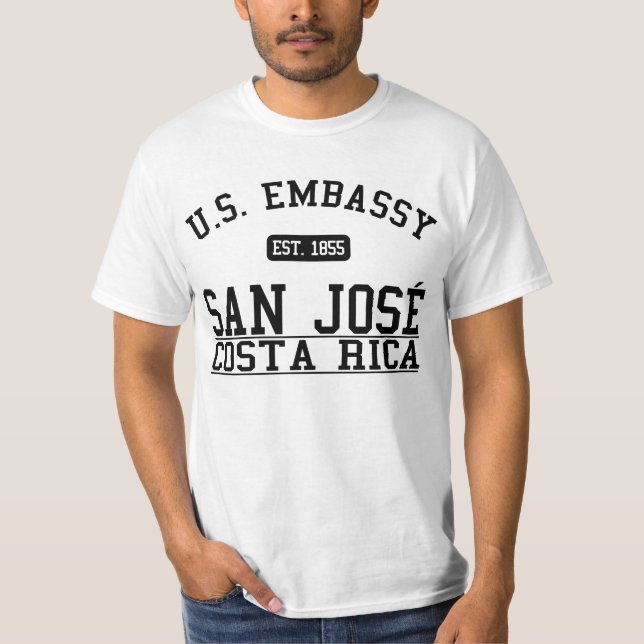 Botschaft San Jose, Costa Rica T-Shirt (Vorderseite)