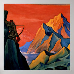 "Botschaft Shambala" von Nicholas Roerich Poster