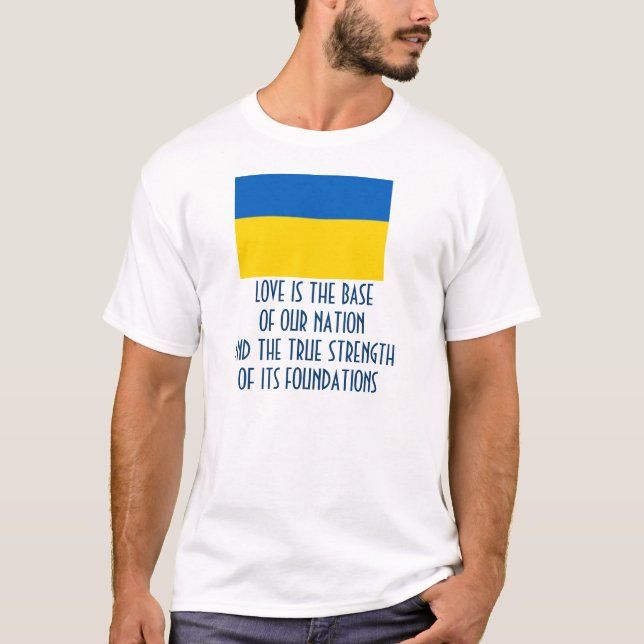 BOTSCHAFT Ukraine T-Shirt (Vorderseite)