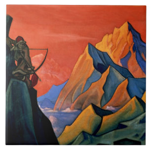 „Botschaft von Shambala“ von Nicholas Roerich Fliese