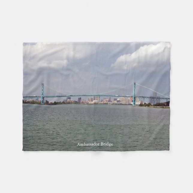 Botschafter Bridge Fleece Decke (Vorderseite (Horizontal))
