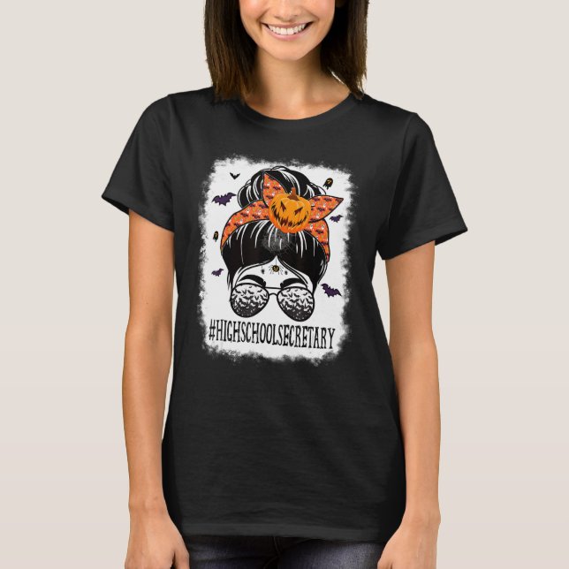 Botschafter Bun Spooky Bat Orange T-Shirt (Vorderseite)