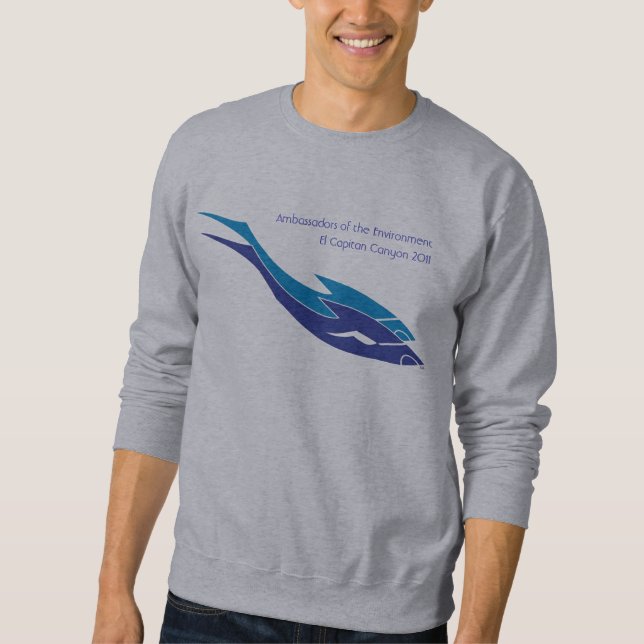 Botschafter der Schlucht Umwelt-EL Capitan Sweatshirt (Vorderseite)