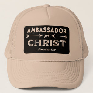 Botschafter für Christliche Schrift Slogan Truckerkappe