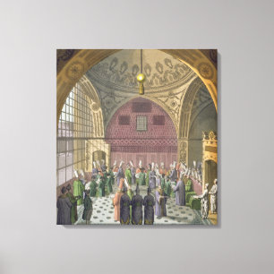 Botschafter im Publikum Hall des großartigen Vizi Leinwanddruck
