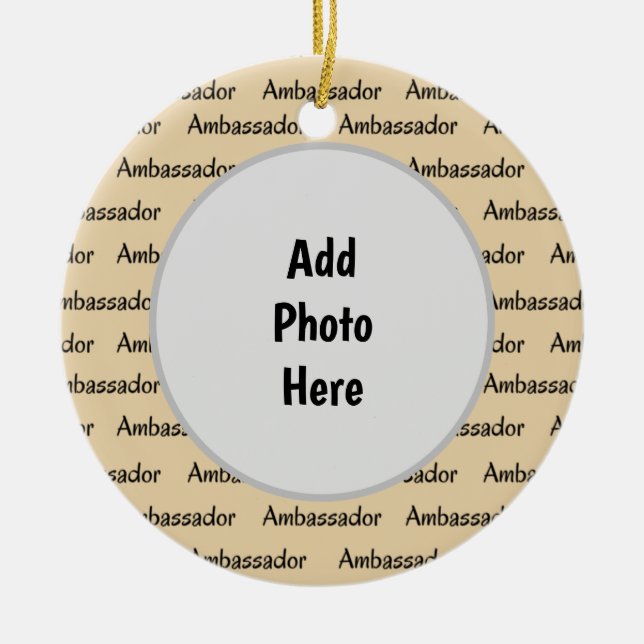 Botschafter Scout Christmas Ornament (Vorne)