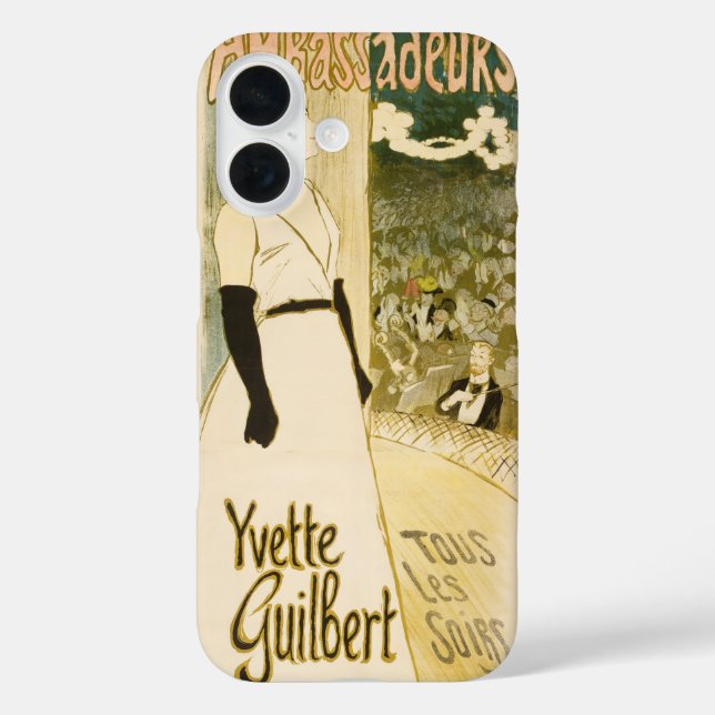 Botschafter Yvette Guilbert von Theophile Steinlen Case-Mate iPhone Hülle (Rückseite)