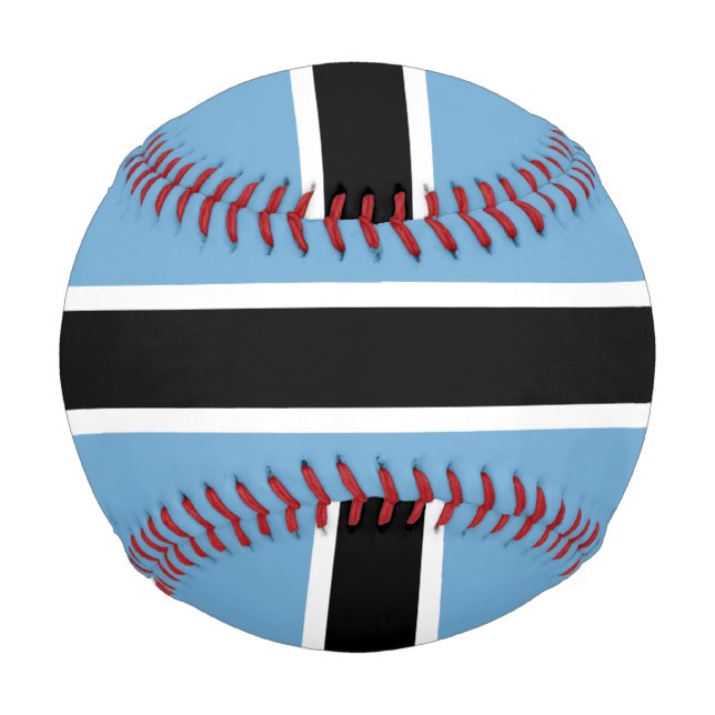 Botsuana-Flagge (Botsuana) Baseball (Vorderseite)