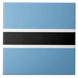 Botsuana-Flagge (Botsuana) Fliese