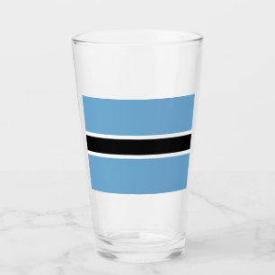 Botsuana-Flagge (Botsuana) Glas
