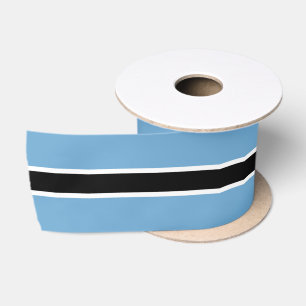 Botsuana-Flagge (Botsuana) Satinband