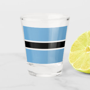 Botsuana-Flagge (Botsuana) Schnapsglas
