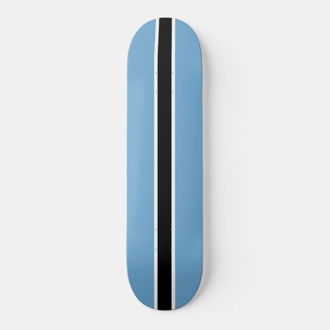Botsuana-Flagge (Botsuana) Skateboard (Vorderseite)