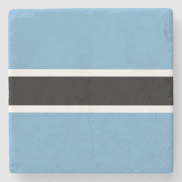 Botsuana-Flagge (Botsuana) Steinuntersetzer
