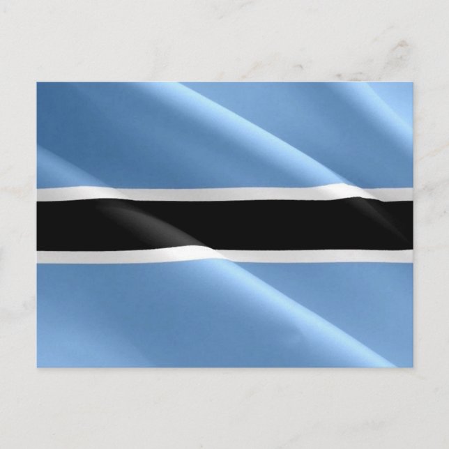 Botsuana - Flagge - Postkarte (Vorderseite)