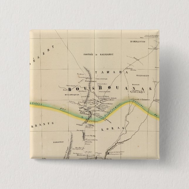 Botsuana, Südafrika 51 Button (Vorderseite)