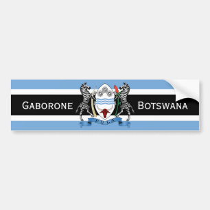 Botswana-Emblem Autoaufkleber
